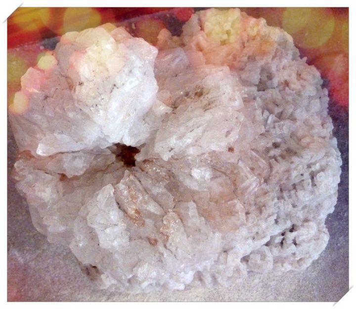 Image of gypsum flower selenite from the Great Salt Lake in Utah. Naan Design.  Naandesign.