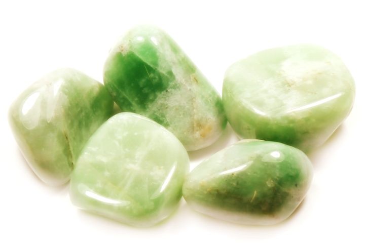 Green moonstones