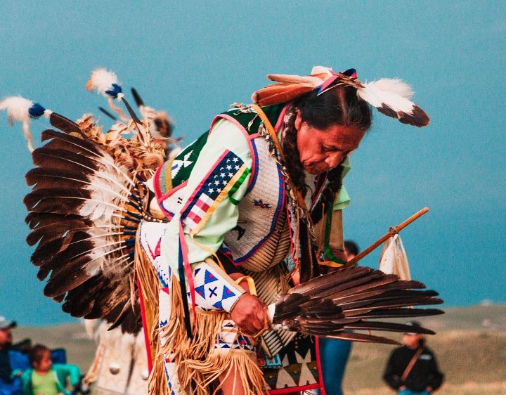 Native American dancing