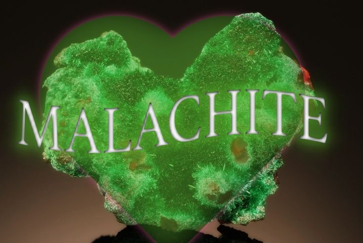 Large raw malachite specimen from Greece