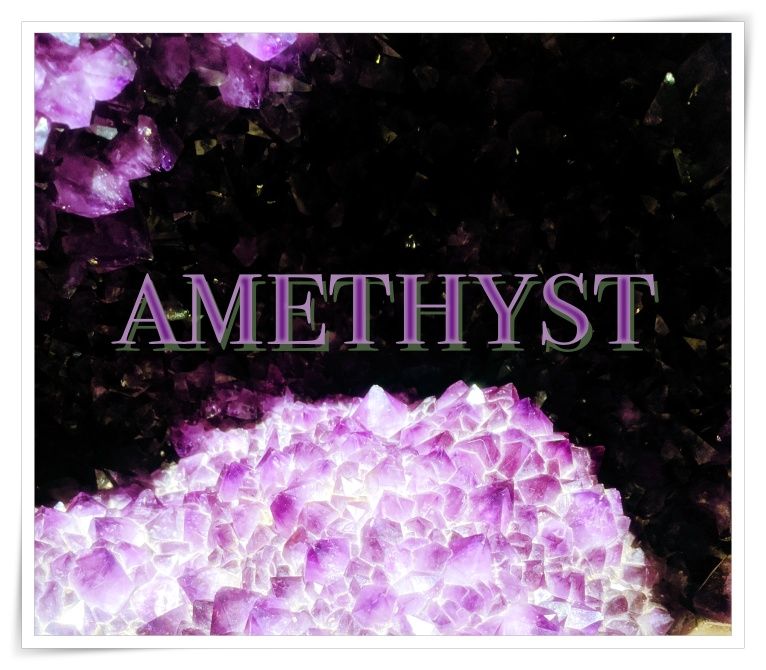 A look inside amethyst crystal - cross section view inside a geode
